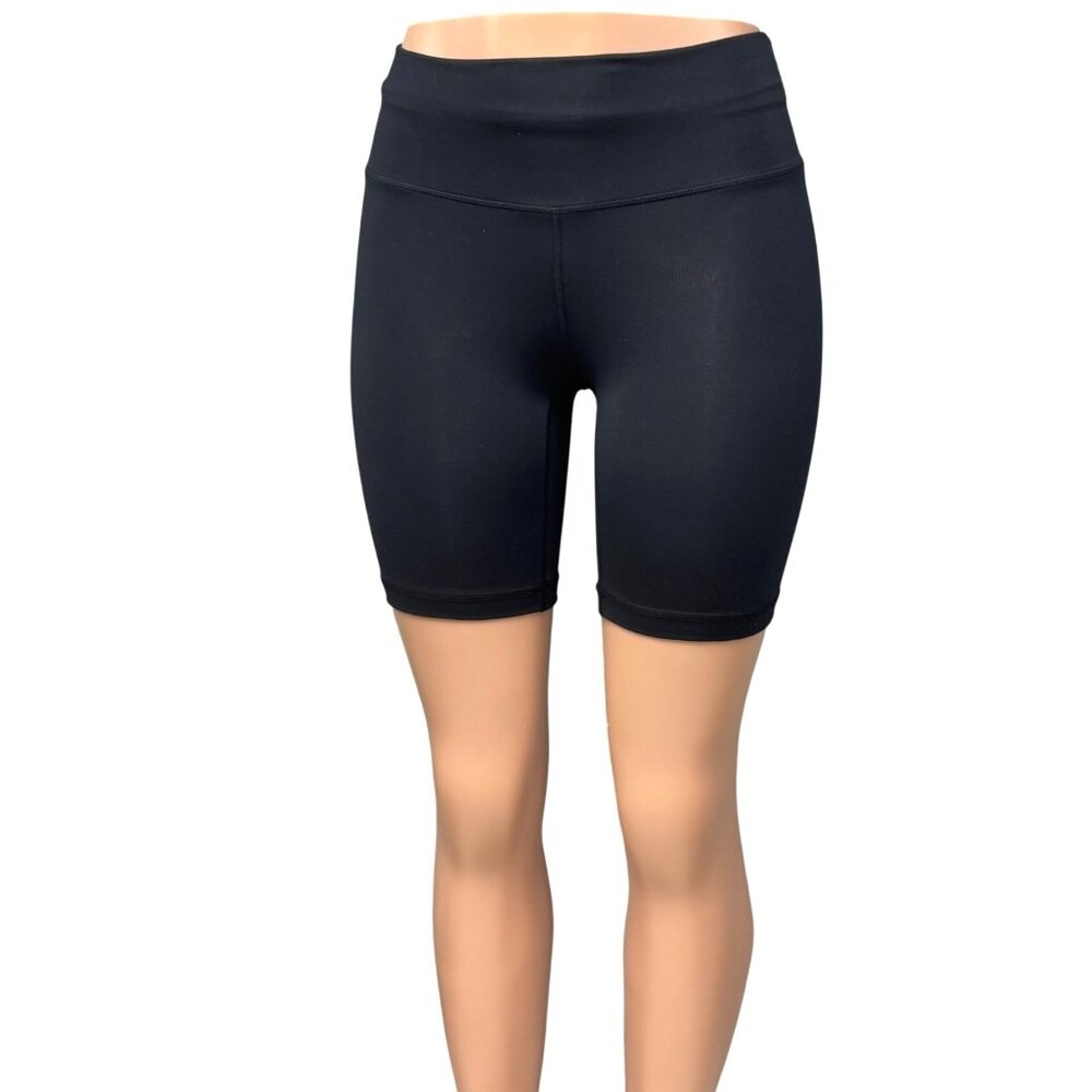 Yogalicious Lux Everyday 7" High-Waist Black Shorts, Sz. XS